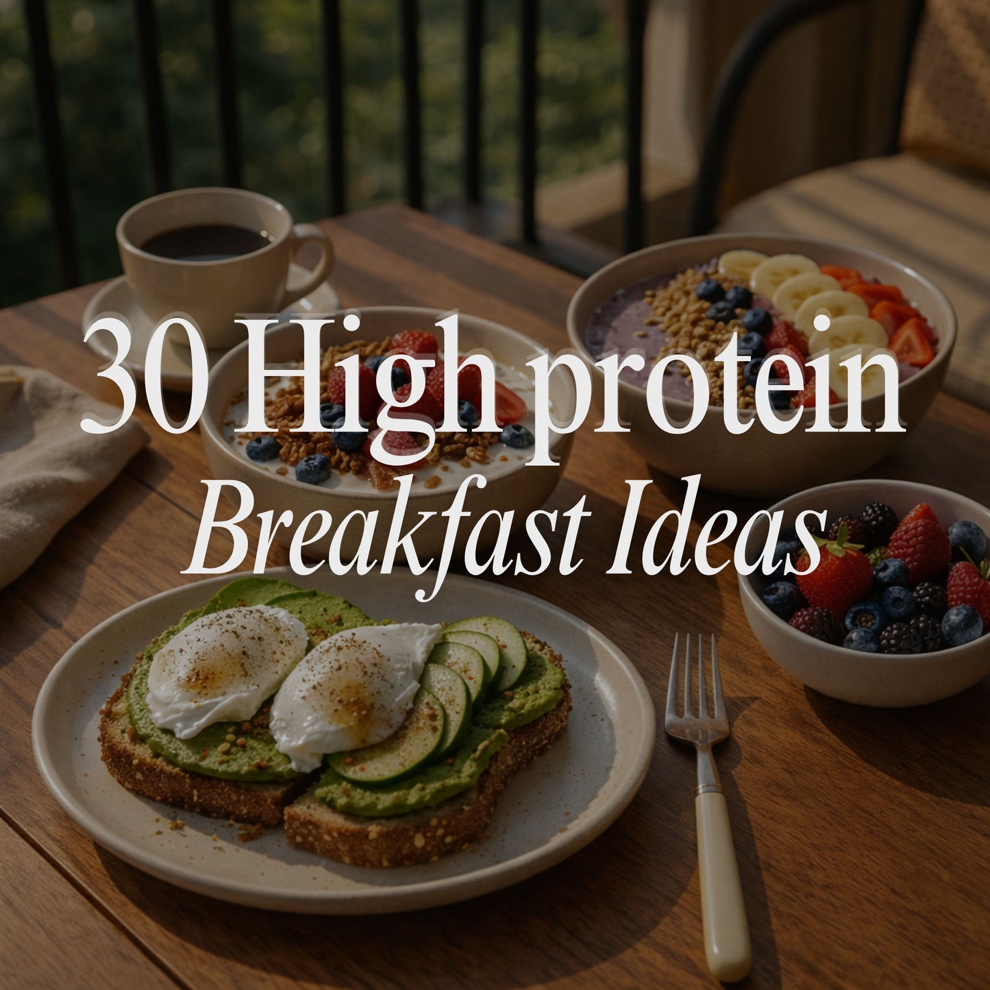 30 Healthy High Protein Breakfast Ideas