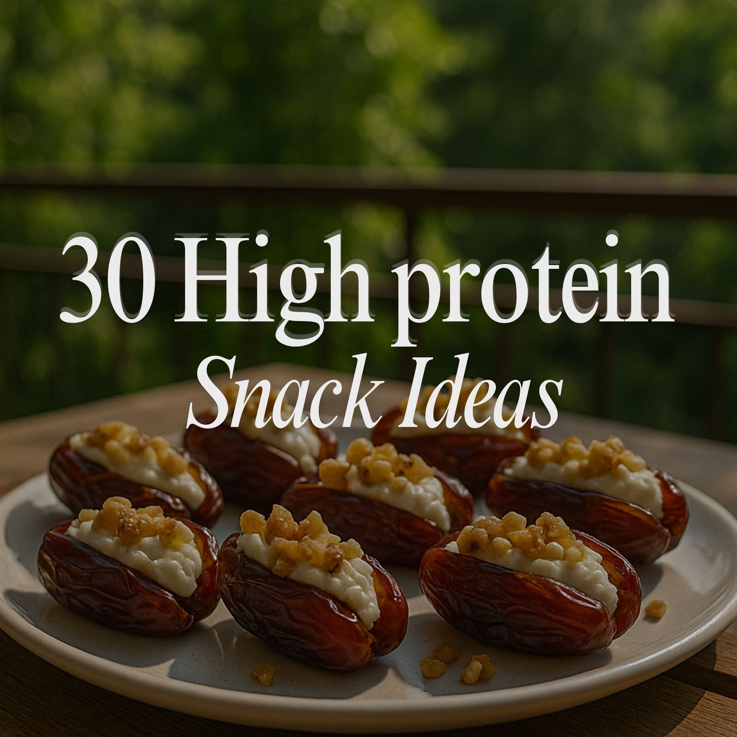 30 Healthy High Protein Snack Ideas